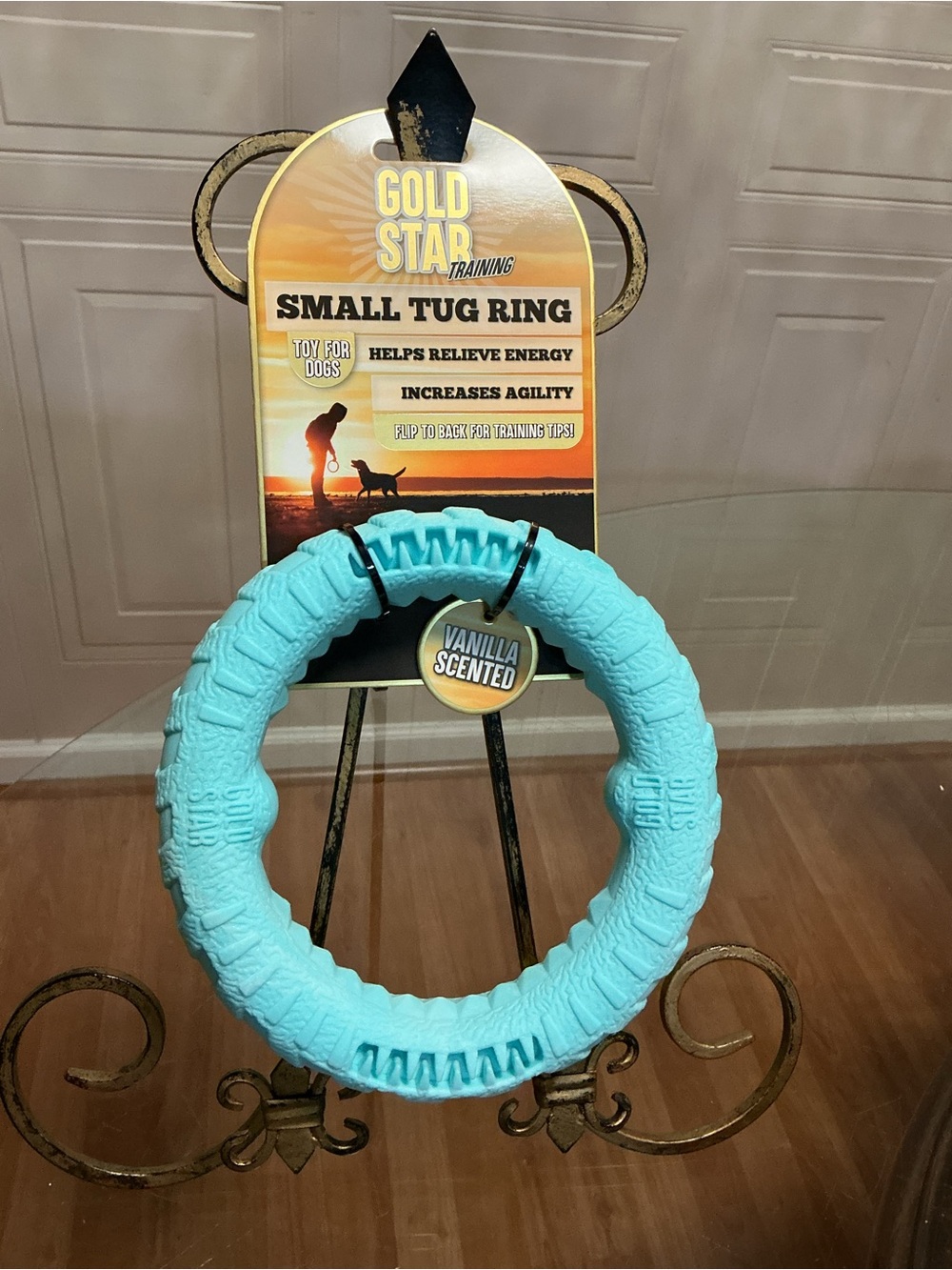 Brand New Gold Start Small Tug Ring 6-inch Vanilla Scented